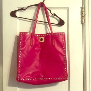 Betsey Johnson pink tote